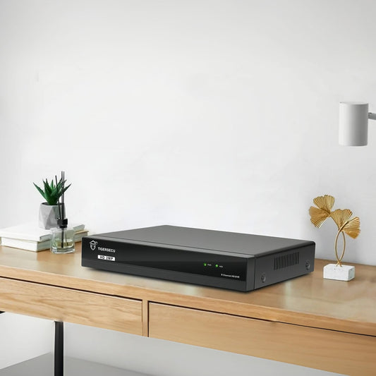 Super HD 1080P 4 Channel H.265 Surveillance DVR, 2TB Hard Drive | Hybrid 6-in-1 CCTV Recorder Compatibility for 2MP and 5MP TVI/AHD/CVI/Analog/IP Security Cameras, with RS485 PTZ Control