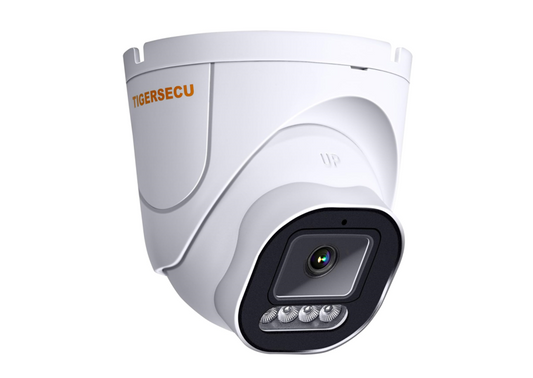 TIGERSECU 5MP Super HD Wide Angle 4-in-1 Dome Camera (Power Supply and Coaxial Cable Sold Separately)