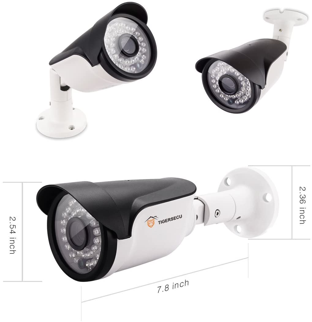 HD-TVI 1080P Wired Security Camera (Power Supply and Coaxial Cable Sold